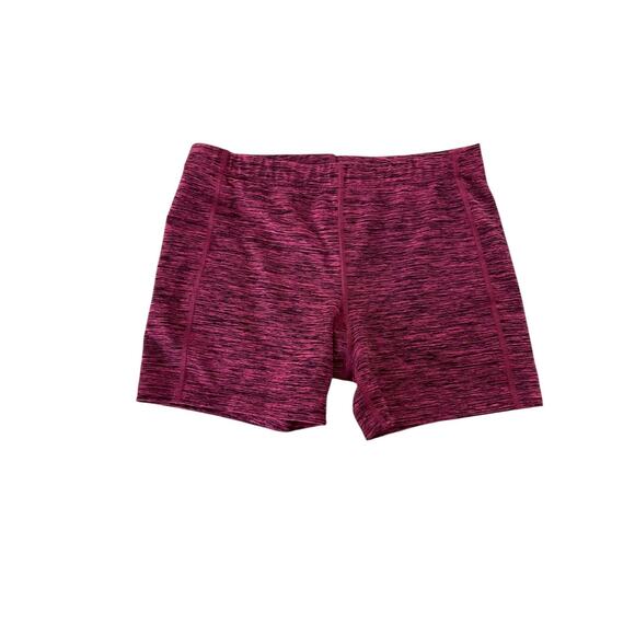 BCG Girls Fuchsia Pink Black Sports Bra & Shorts Athletic Set Youth Size Medium - Picture 2 of 7